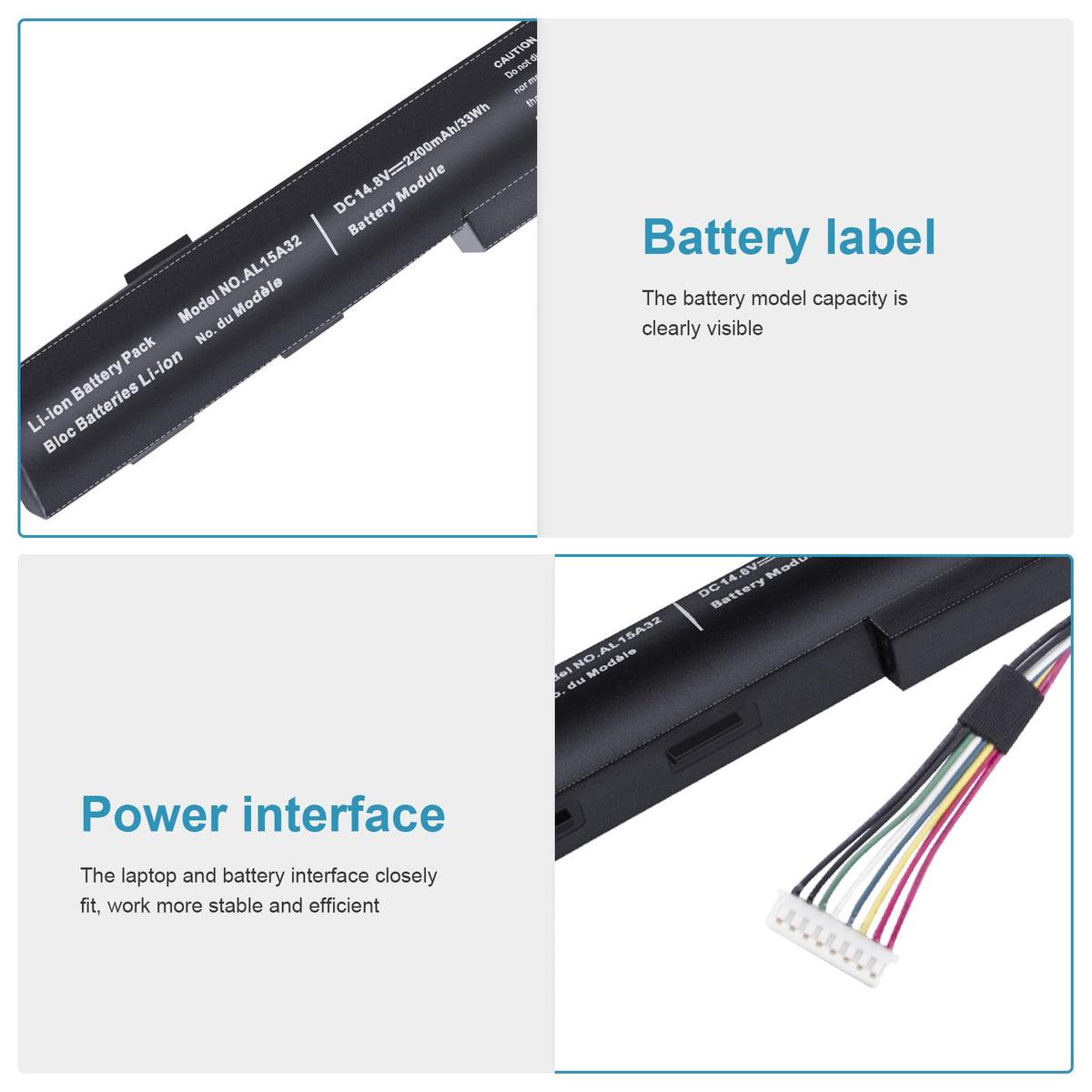 TREE.NB AL15A32 battery for Acer Aspire E5-522 delivers steady power during work.