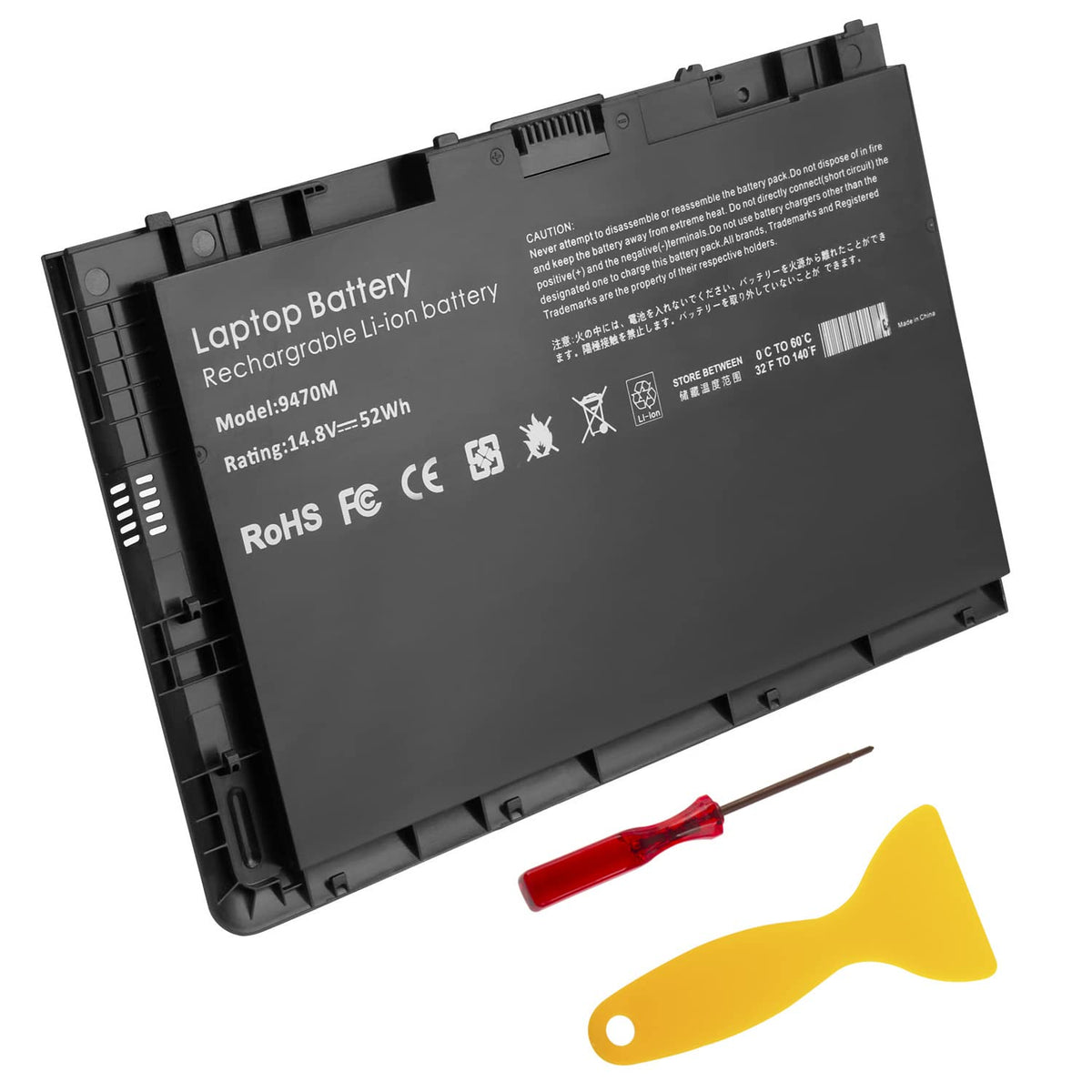 TREE.NB BT04XL laptop battery for HP EliteBook Folio 9470 delivers reliable all-day power.
