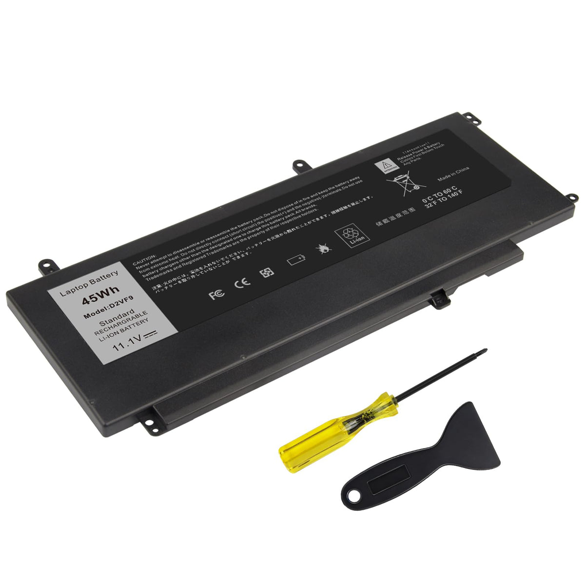 TREE.NB D2VF9 battery for Dell Inspiron 15 7547/7548 extends runtime