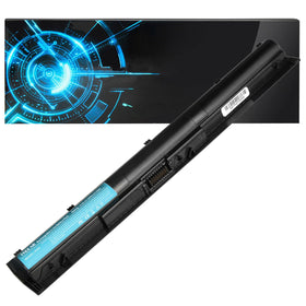 TREE.NB KI04 battery closeup showing compact 4-cell design for HP Pavilion