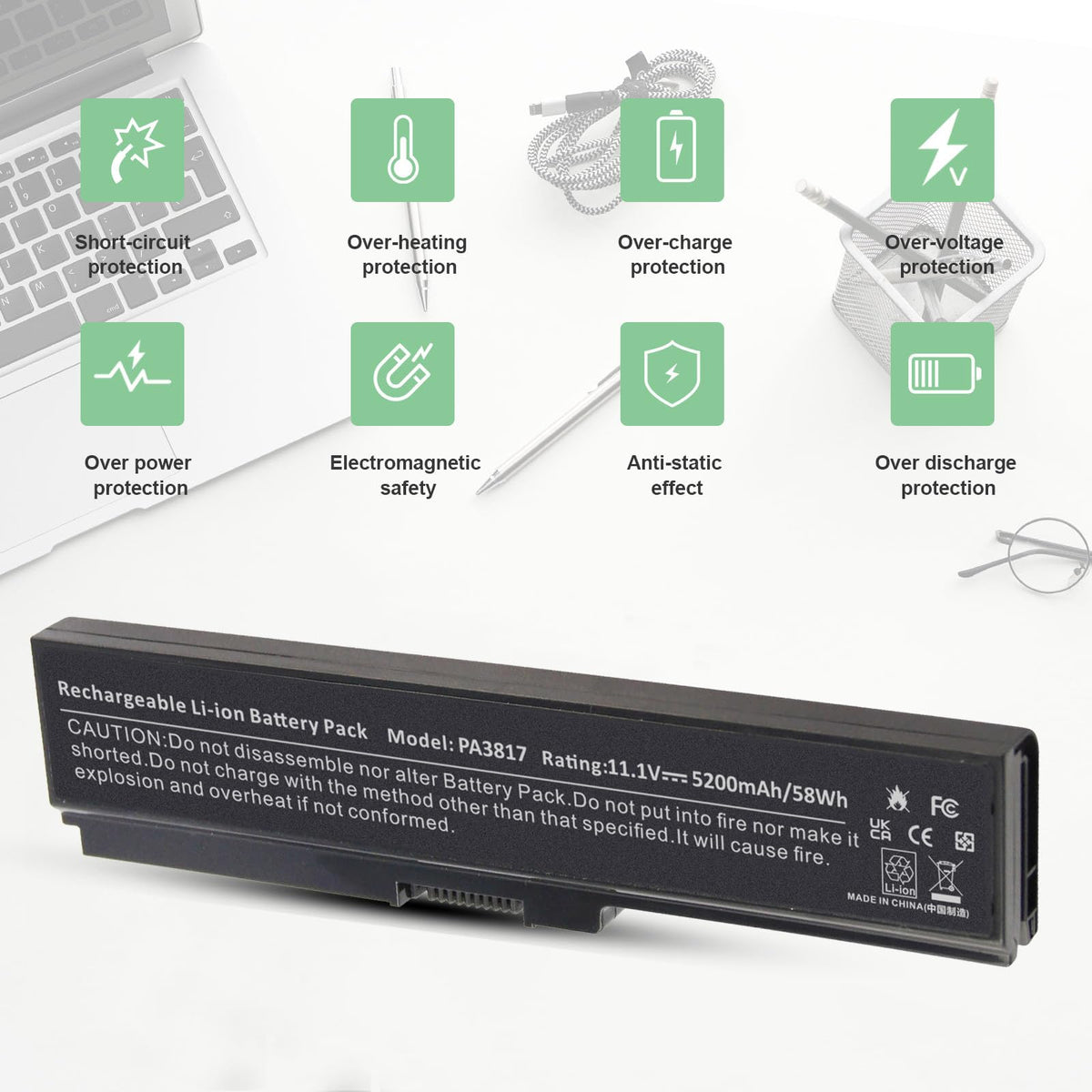 TREE.NB 6-cell pa3817u-1brs battery for everyday laptop tasks.