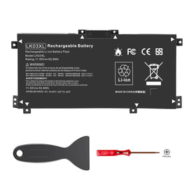 TREE.NB LK03XL battery for HP Envy X360 ensures correct fit on select 15 and 17 inch models