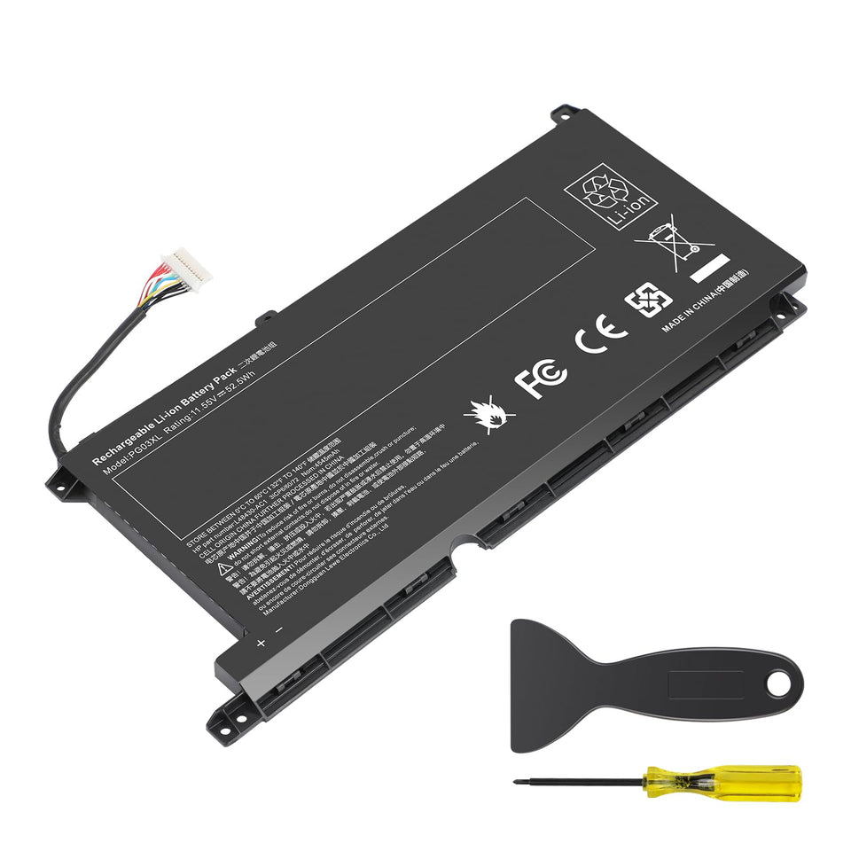 TREE.NB PG03XL battery packaging with authenticity seal for safe replacement