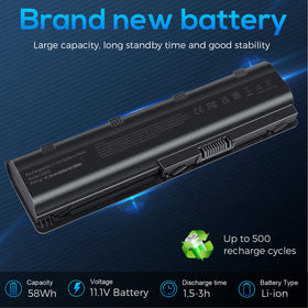 TREE.NB 593553-001 battery installed supports HP Pavilion notebooks.
