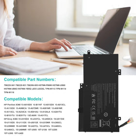 TREE.NB spare battery for HP 15-w110nr – extended use between charges