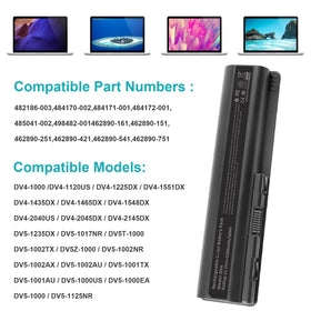 TREE.NB HSTNN-series compatible battery fits HP notebooks reliably