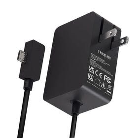 TREE.NB Surface 3 charger back view with cable entry and plug