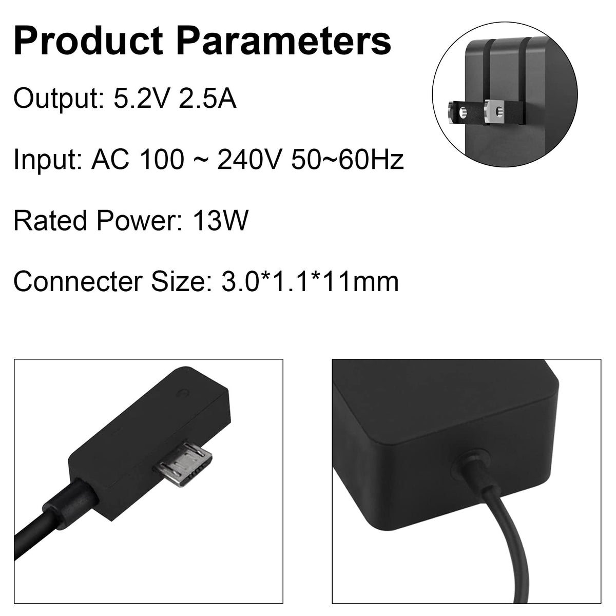 TREE.NB Surface 3 charger USB port enables charging other devices