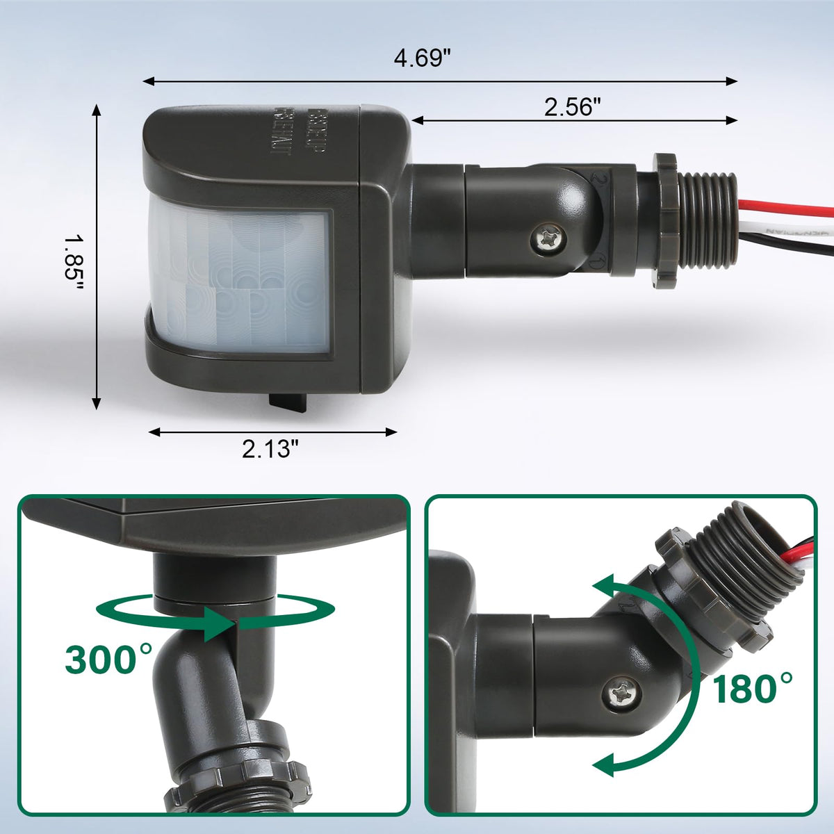 treewell sensor side profile highlighting robust housing and weather-ready design