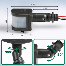 treewell sensor side profile highlighting robust housing and weather-ready design