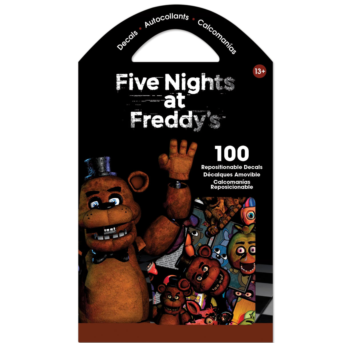 Travel-friendly Freddy’s decal pack for on-the-go decorating.