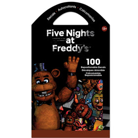 Travel-friendly Freddy’s decal pack for on-the-go decorating.