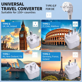 TREVOLTY side view with extended power cord for flexible hotel placement
