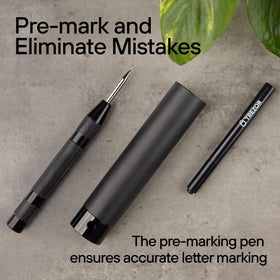 Trezor Keep Metal punching tool helps accurate backup marking