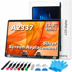 TRGSLKSS A2337 screen top assembly, front view for quick MacBook Air replacement