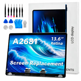 TRGSLKSS A2681 front-view screen for MacBook Air M2 with 2560x1600 clarity