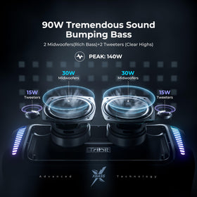 Up to 30 hours of playback for long outdoor sessions.