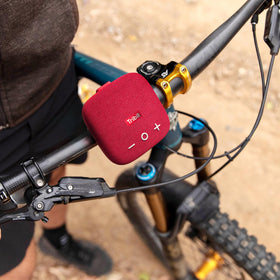 Tribit StormBox Micro 2 close-up texture showing durable housing and grip benefit
