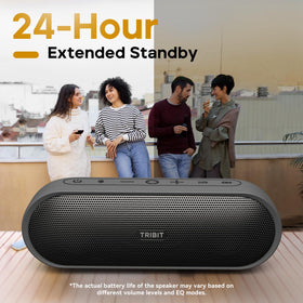 Tribit XSound Plus 2 bass mode, richer XBass for deeper sound.