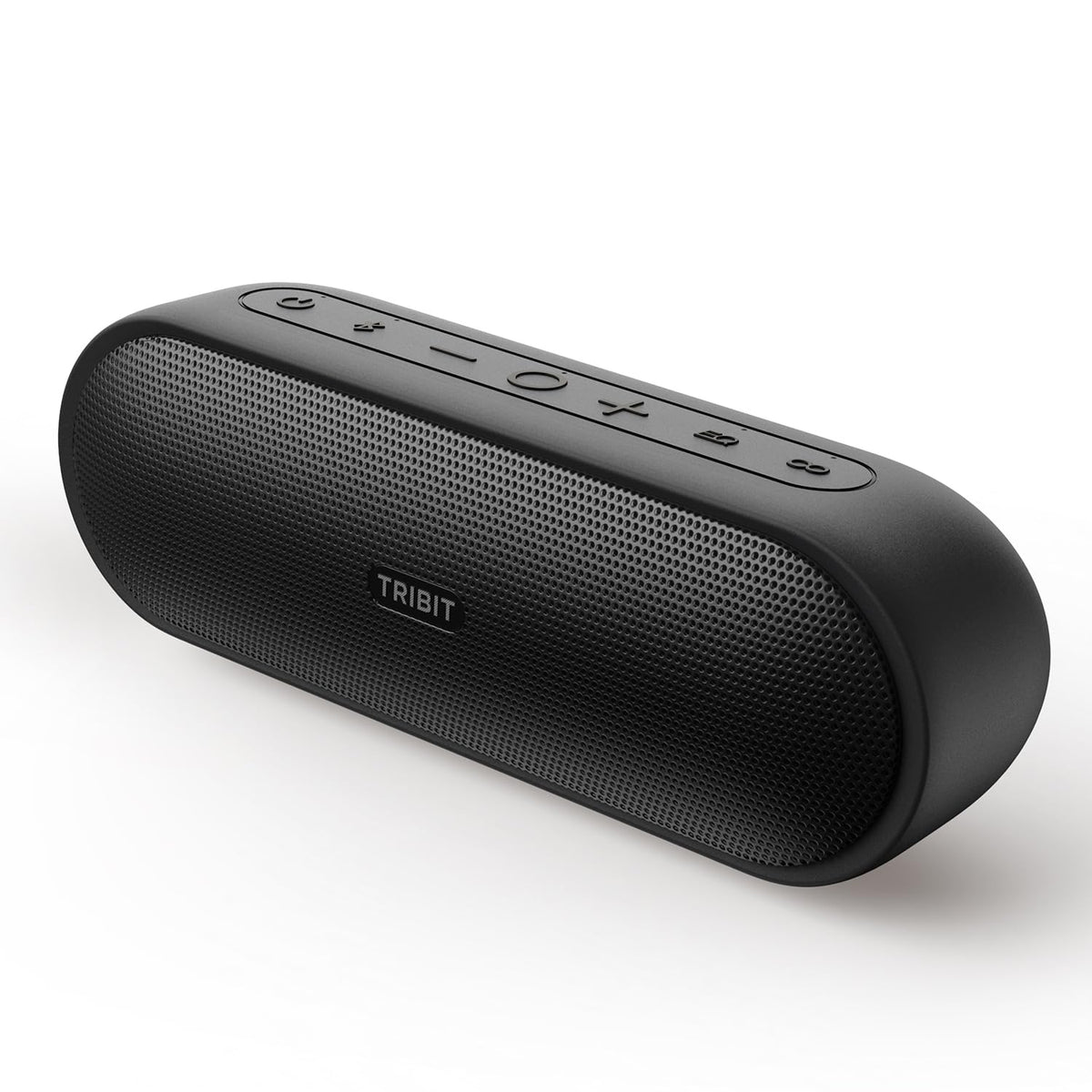 Tribit XSound Plus 2 front view, portable design for travel and parties.