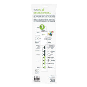 TrickleStar TS1104 LED status highlights ground, surge, and outlet activity.