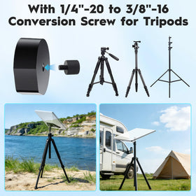 Tridep Starlink Mini Mount adjustable arm allows flexible pitch and rotation.