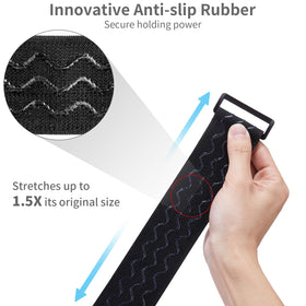 Trilancer elastic cinch strap 18-inch bundle highlights flexible mid-length securing for everyday chores