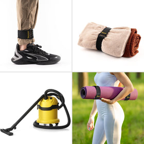 Trilancer elastic cinch strap anti-slip close-up demonstrates secure grip in action