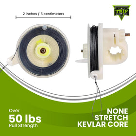 Durable reusable trip wire by Trip Alarm Co designed for repeated outdoor use.