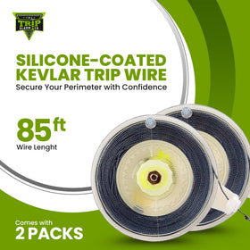 Easy wind reel enabling fast deployment during camping or outdoor alerts by Trip Alarm Co.