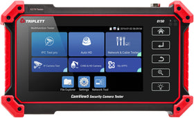 Triplett CamView IP Pro 5in front view, compact and field-ready for CCTV testing