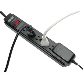 Tripp Lite 15-foot power cord close-up offering extended reach for distant outlets
