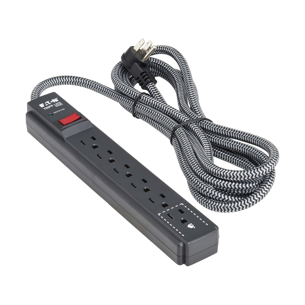 TRIPP LITE lighted power switch and diagnostic LED for protection status