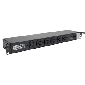 Tripp Lite DRS-1215 with fourteen outlets front and rear for flexible rack installation.