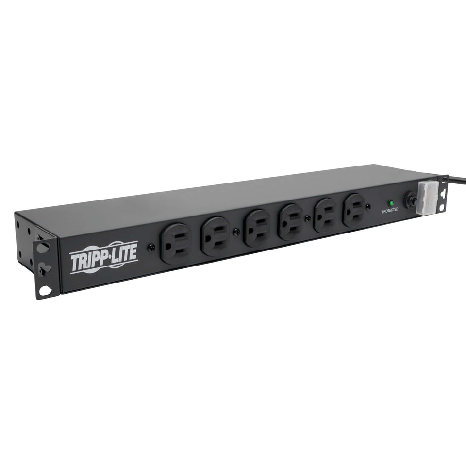 Tripp Lite DRS-1215 with fourteen outlets front and rear for flexible rack installation.