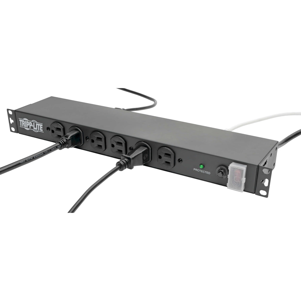 Tripp Lite DRS-1215 15 ft cord provides flexible reach for AV and IT setups.