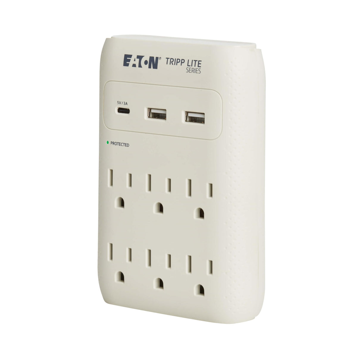 TRIPP LITE SK60C back view with non-conductive prong for secure connection