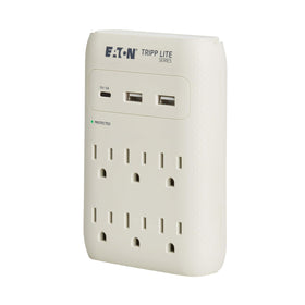 TRIPP LITE SK60C back view with non-conductive prong for secure connection