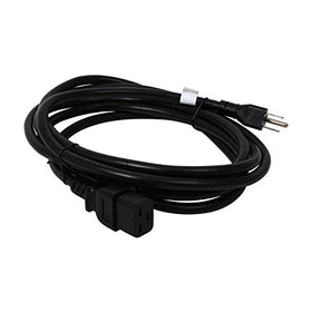 TRIPP LITE heavy-duty power cord, side view, supports reliable 125V, 15A connections.