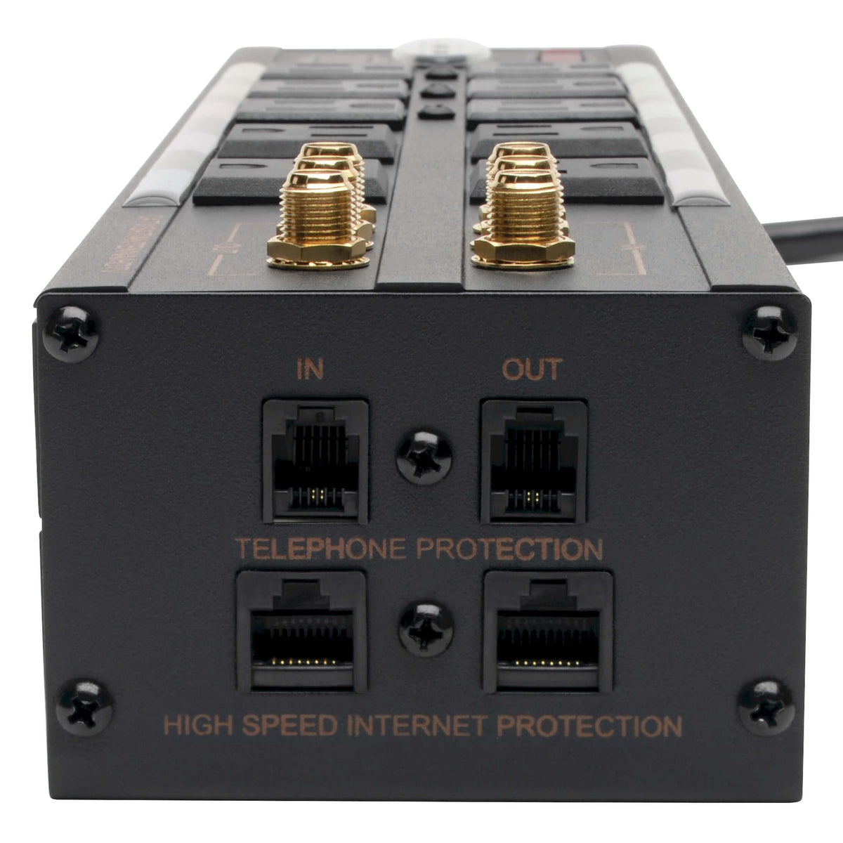 TRIPP LITE HT10DBS phone/modem protection guards communication lines for reliable connectivity.