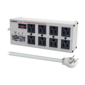 TRIPP LITE Isobar8 Ultra metal housing provides rugged protection for workshop and garage environments.