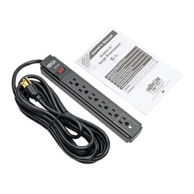 Tripp Lite on a home office desk protecting computer and peripherals for reliability