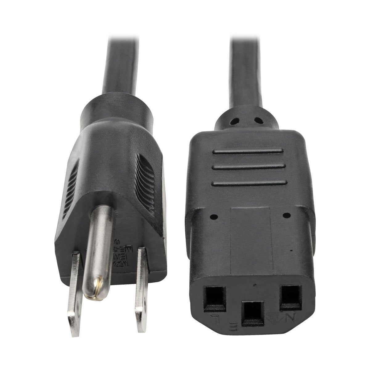TRIPP LITE power cord 15ft with NEMA 5-15P to IEC-320-C13 for PC power