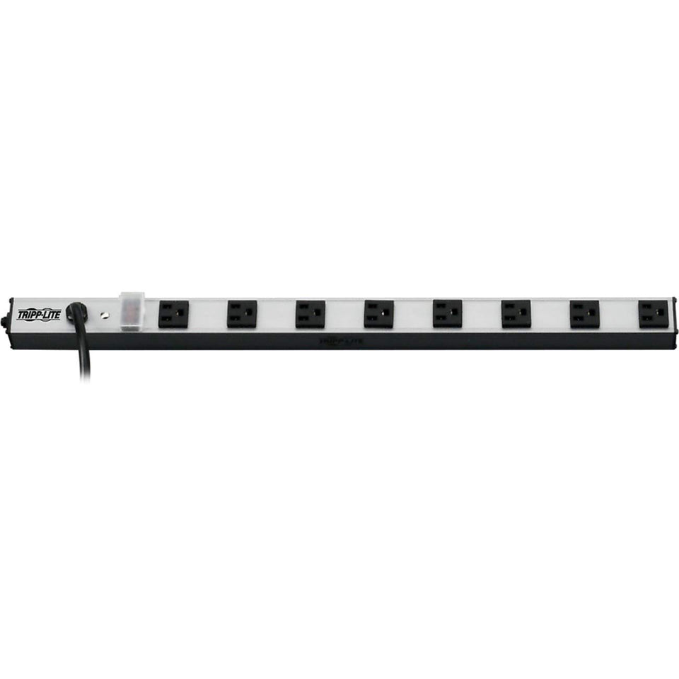 TRIPP LITE PS240810 8-outlet power strip with 24-inch housing for organized workstation power