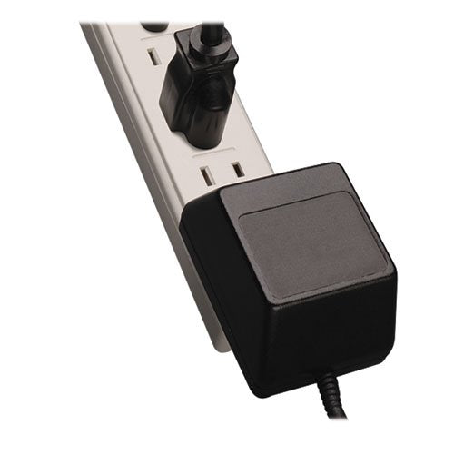 TRIPP LITE PS615 15ft cord and keyhole mounting detail for flexible, tidy installation