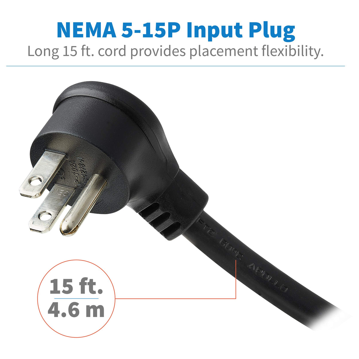 TRIPP LITE RS-1215-RA resettable 15A breaker protects connected devices