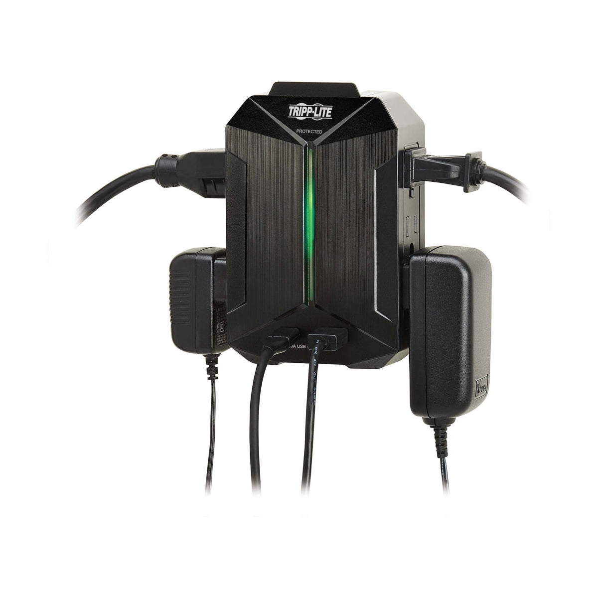 TRIPP LITE SK62USBC compact black housing fits any desk or cabinet