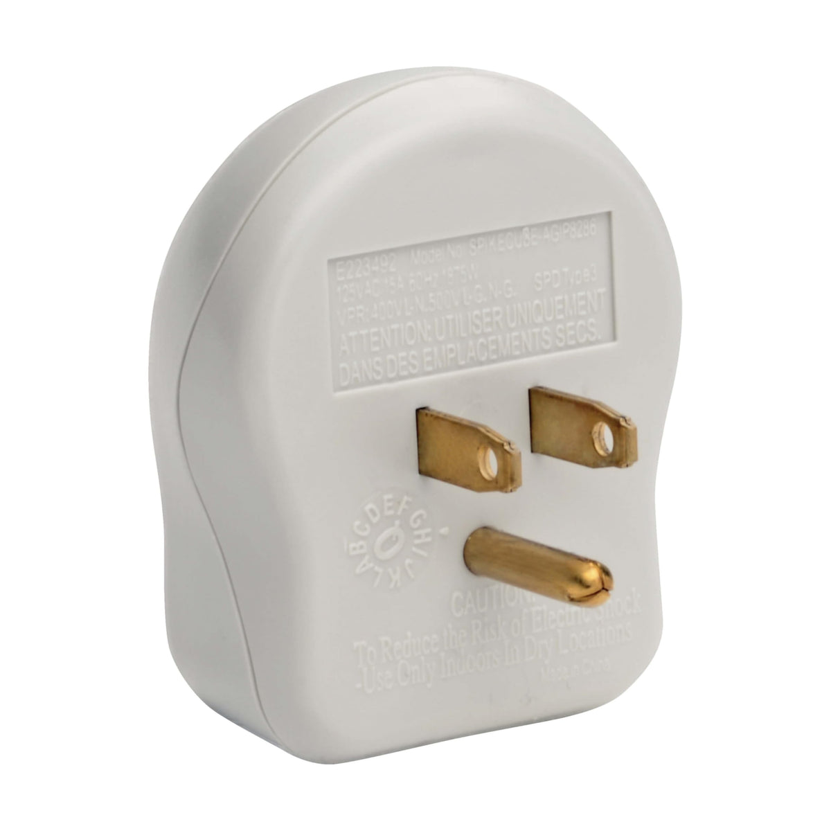 TRIPP LITE SpikeCube 600 joule surge protector for laptops on the go.