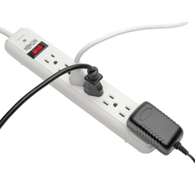TRIPP LITE Striker 6 ft cord enables flexible placement for desks and entertainment centers