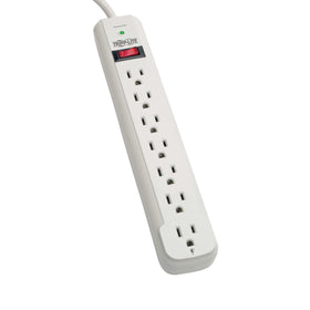 TRIPP LITE Striker 7-outlet surge protector with 6 ft cord protects desktops from surges